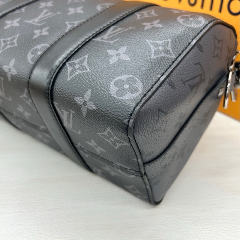 【99新】 LV 黑老花city keepall 27 斜挎包-9