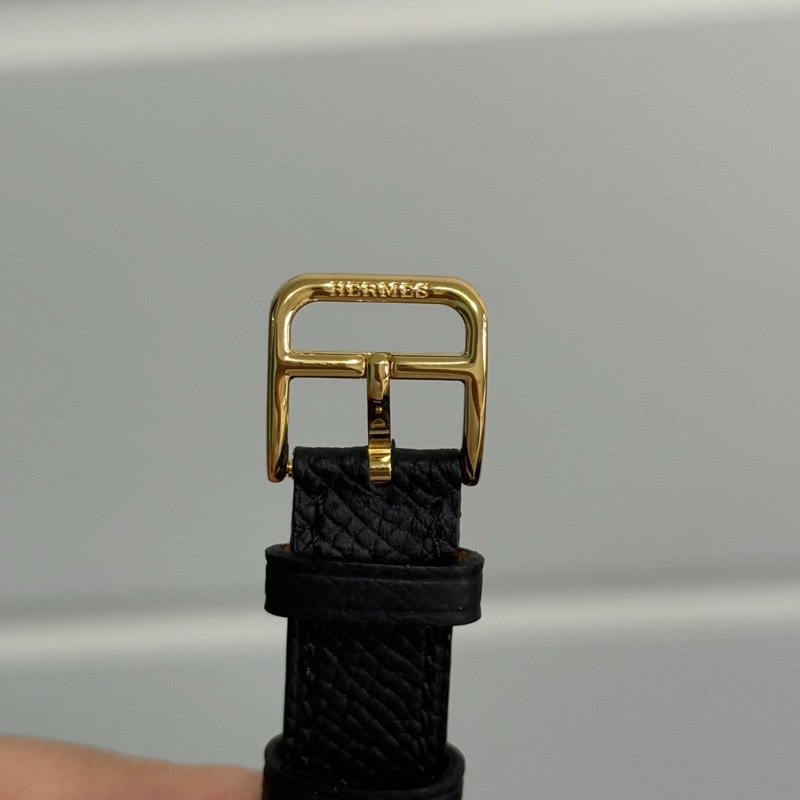 【長期主義✨可以用一輩子❤️】愛馬仕HEURE H系列 女士真皮腕表-10