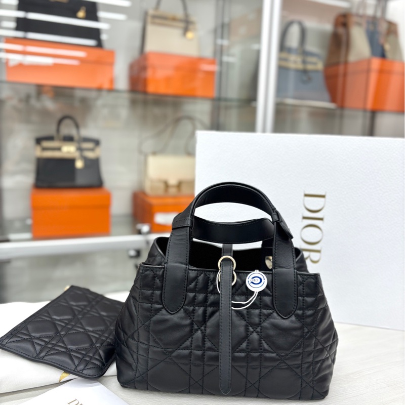 【99新】 Dior 黑金小號 small toujours土著 手提包-3