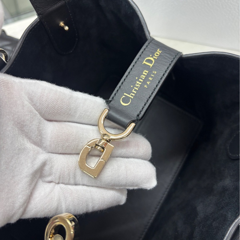 【99新】 Dior 黑金小號 small toujours土著 手提包-6