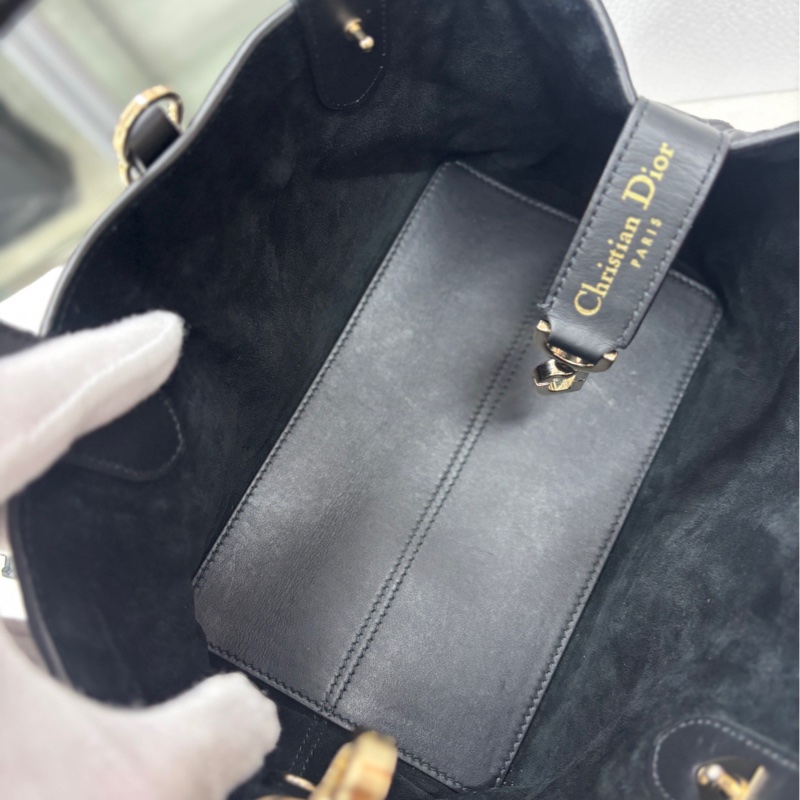 【99新】 Dior 黑金小號 small toujours土著 手提包-7