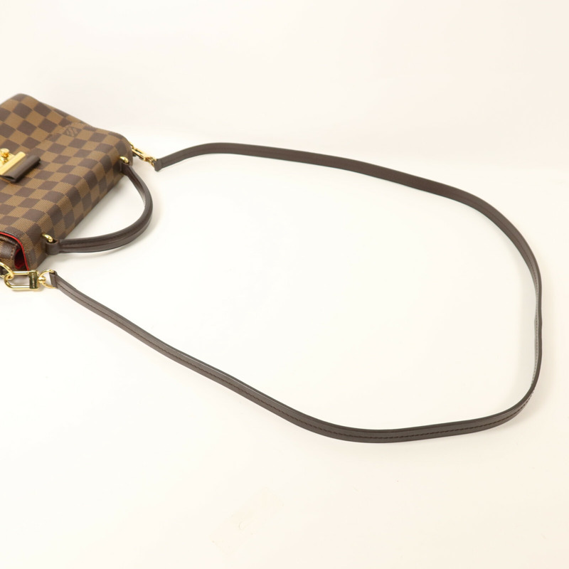 LOUIS VUITTON Damier Croisette金扣手挽肩背兩用袋-6