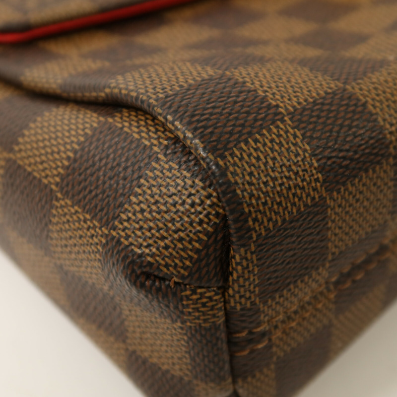 LOUIS VUITTON Damier Croisette金扣手挽肩背兩用袋-8