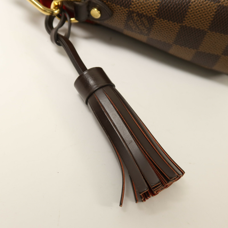 LOUIS VUITTON Damier Croisette金扣手挽肩背兩用袋-12