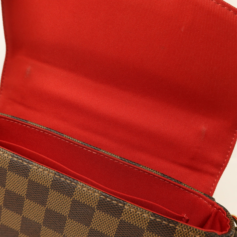 LOUIS VUITTON Damier Croisette金扣手挽肩背兩用袋-13