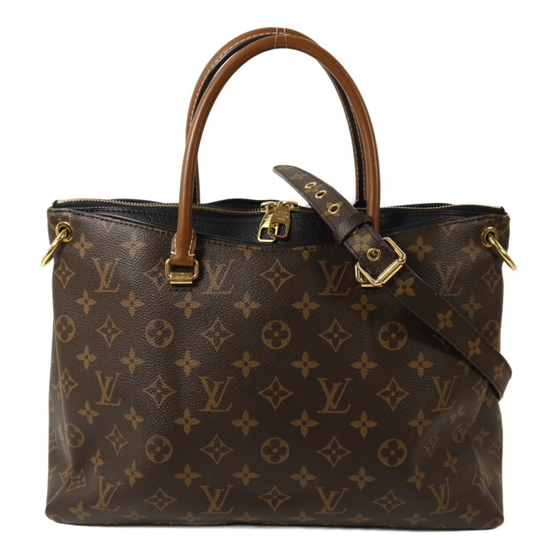 LOUIS VUITTON Monogram Palas MM金扣肩背袋-0