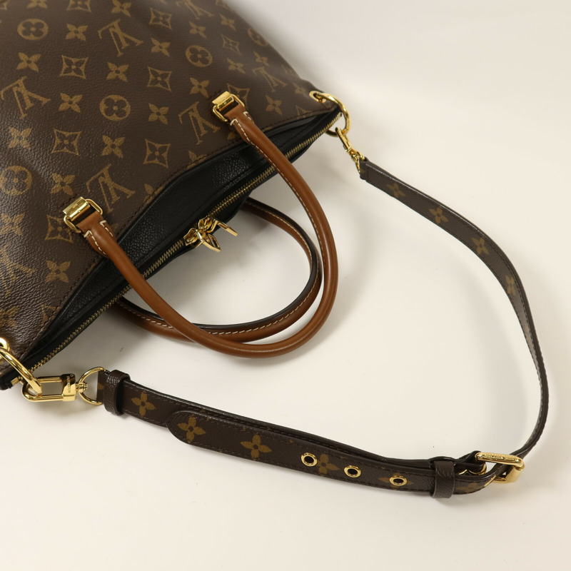 LOUIS VUITTON Monogram Palas MM金扣肩背袋-7