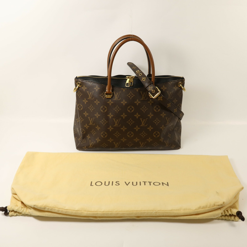 LOUIS VUITTON Monogram Palas MM金扣肩背袋-8