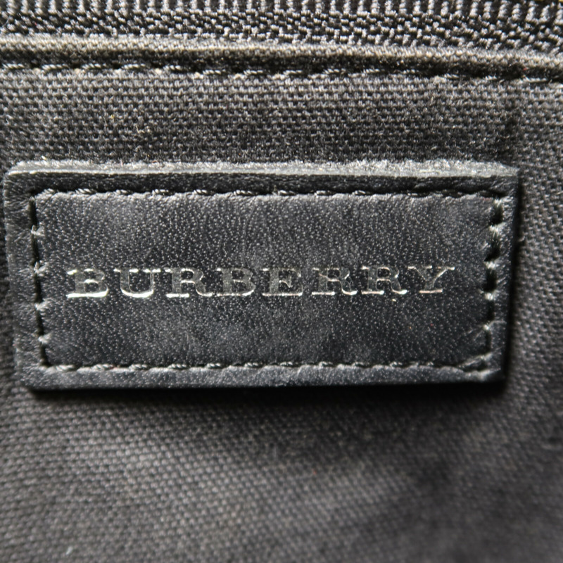 BURBERRY 羊毛Tote Bag銀扣手挽袋-5