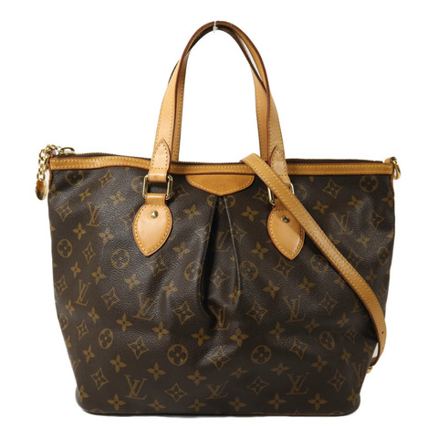 LOUIS VUITTON Monogram Palermo PM金扣手挽肩背兩用袋