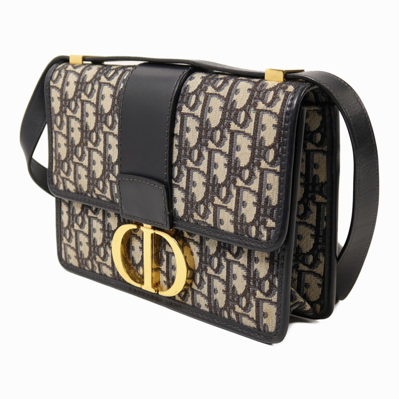 Dior 帆布Montaigne 30金扣肩背袋-2