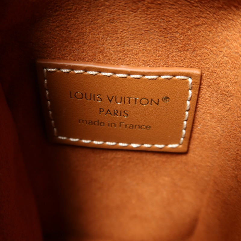 LOUIS VUITTON 牛皮皮革Side Trunk PM金扣手挽肩背兩用袋-5