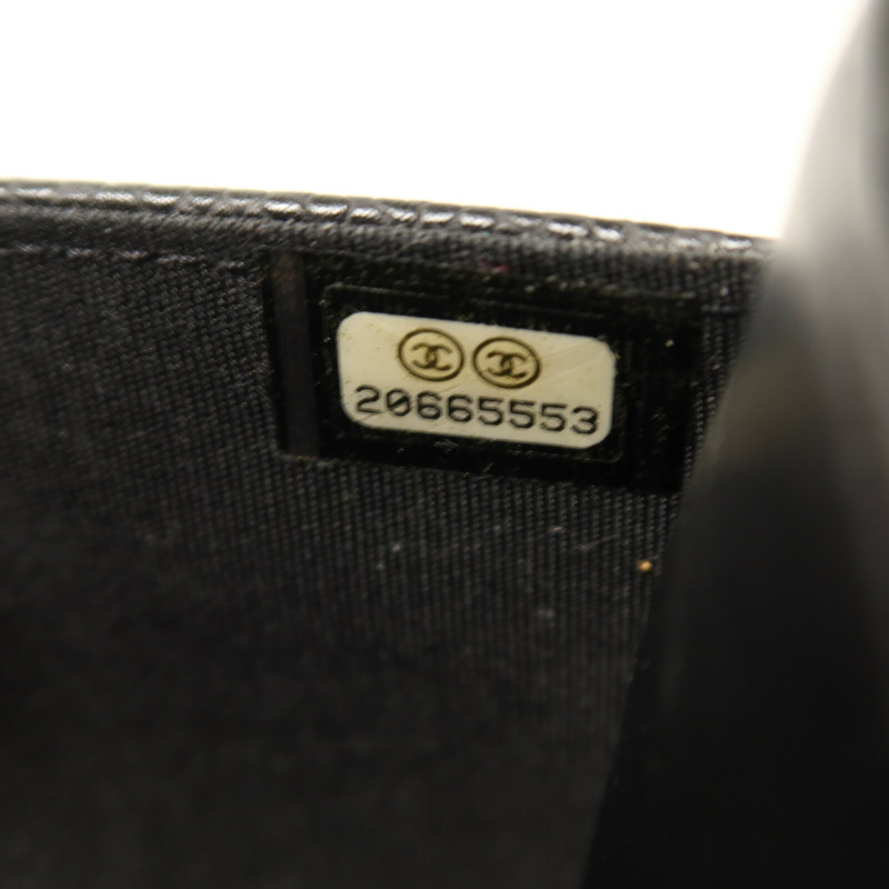 CHANEL 牛皮皮革Timeless CC Wallet On Chain銀扣鏈帶肩背袋-7