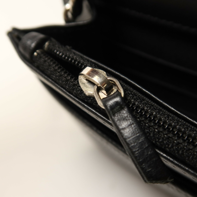 CHANEL 牛皮皮革Timeless CC Wallet On Chain銀扣鏈帶肩背袋-11