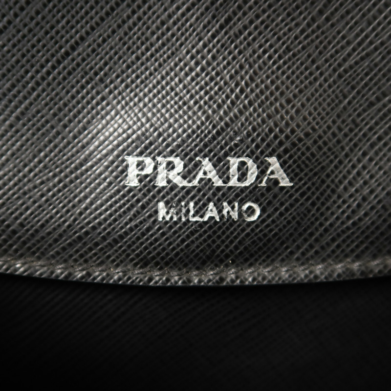 PRADA 尼龍Hand Bag銀扣手挽袋-5