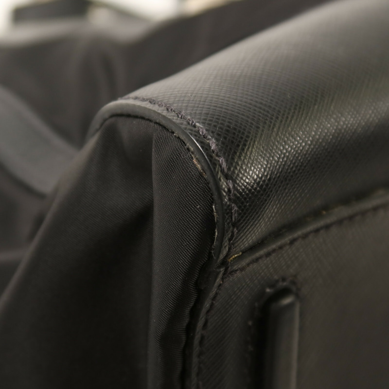 PRADA 尼龍Hand Bag銀扣手挽袋-11