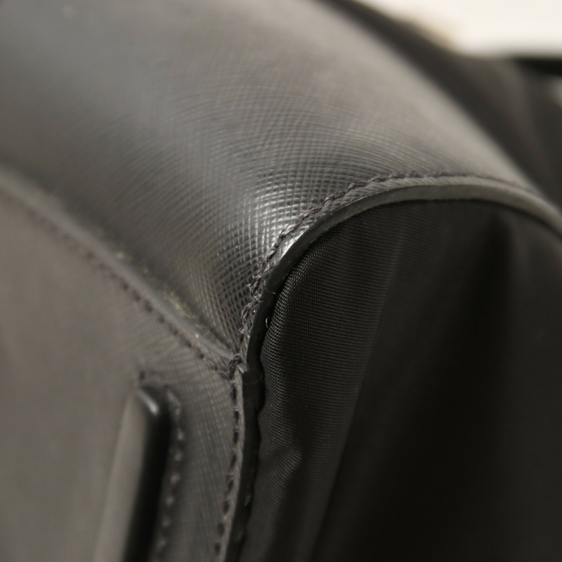 PRADA 尼龍Hand Bag銀扣手挽袋-12