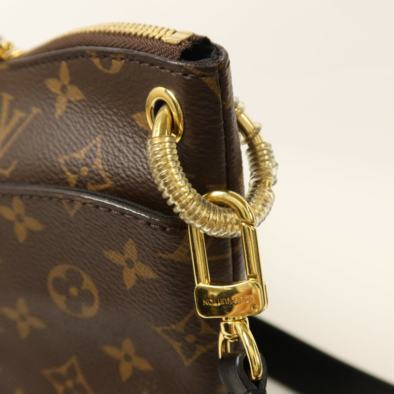 LOUIS VUITTON Monogram Odeon PM金扣肩背袋-10