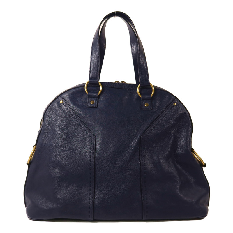 SAINT LAURENT 牛皮皮革Muse金扣手挽袋-1