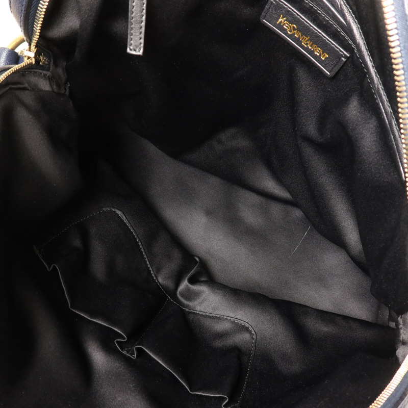 SAINT LAURENT 牛皮皮革Muse金扣手挽袋-4