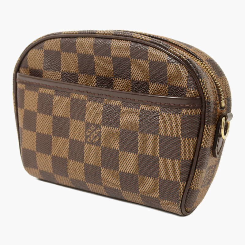 LOUIS VUITTON Damier Pochette Ipanema金扣肩背袋-2