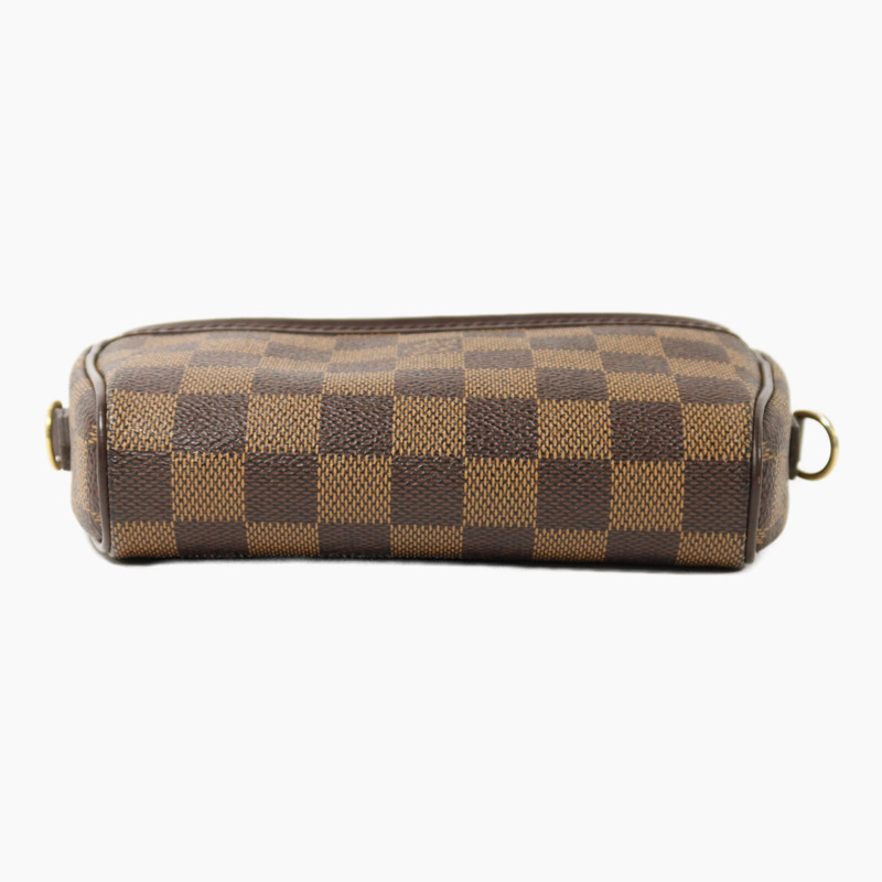 LOUIS VUITTON Damier Pochette Ipanema金扣肩背袋-3
