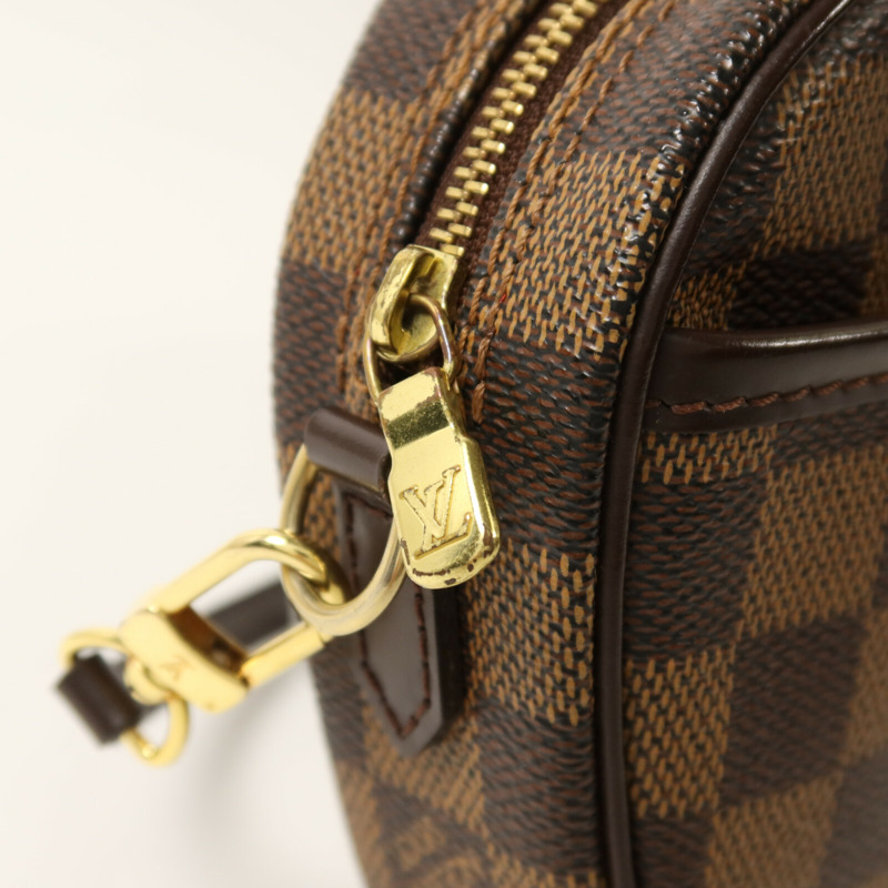 LOUIS VUITTON Damier Pochette Ipanema金扣肩背袋-8