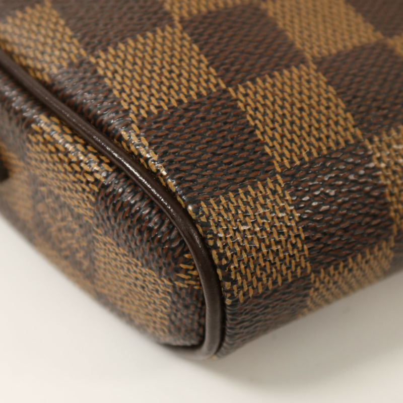 LOUIS VUITTON Damier Pochette Ipanema金扣肩背袋-9