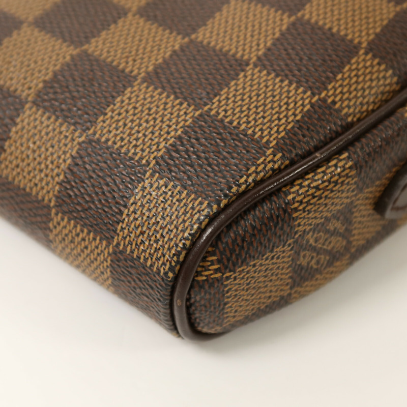 LOUIS VUITTON Damier Pochette Ipanema金扣肩背袋-10