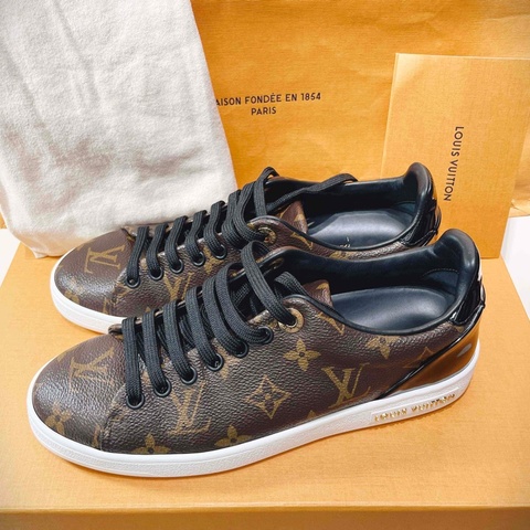 99新路易威登/LV 老花後漆皮塗層帆布，尺寸：36，附件：塵袋