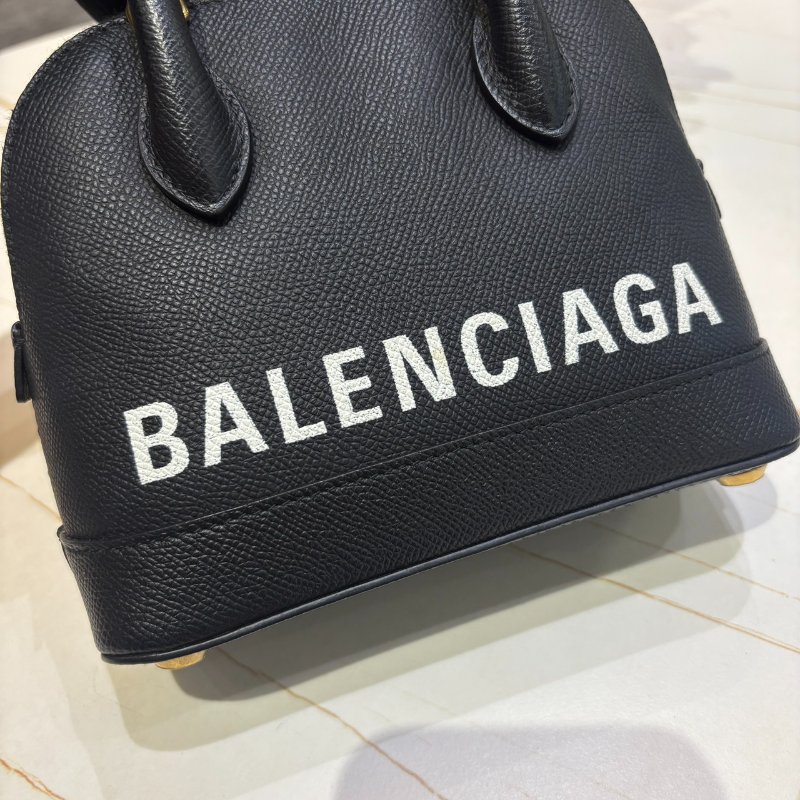 *SHIHNA名牌精品* Balenciaga XXS 壓紋小牛皮 手提/斜背貝殼包-2