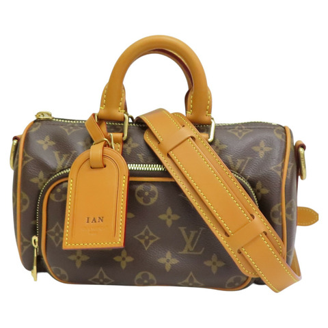 棕色 原花帆布 Keepall 25 Cargo 兩用包 M14981【LOUIS VUITTON LV 路易威登】 M14981