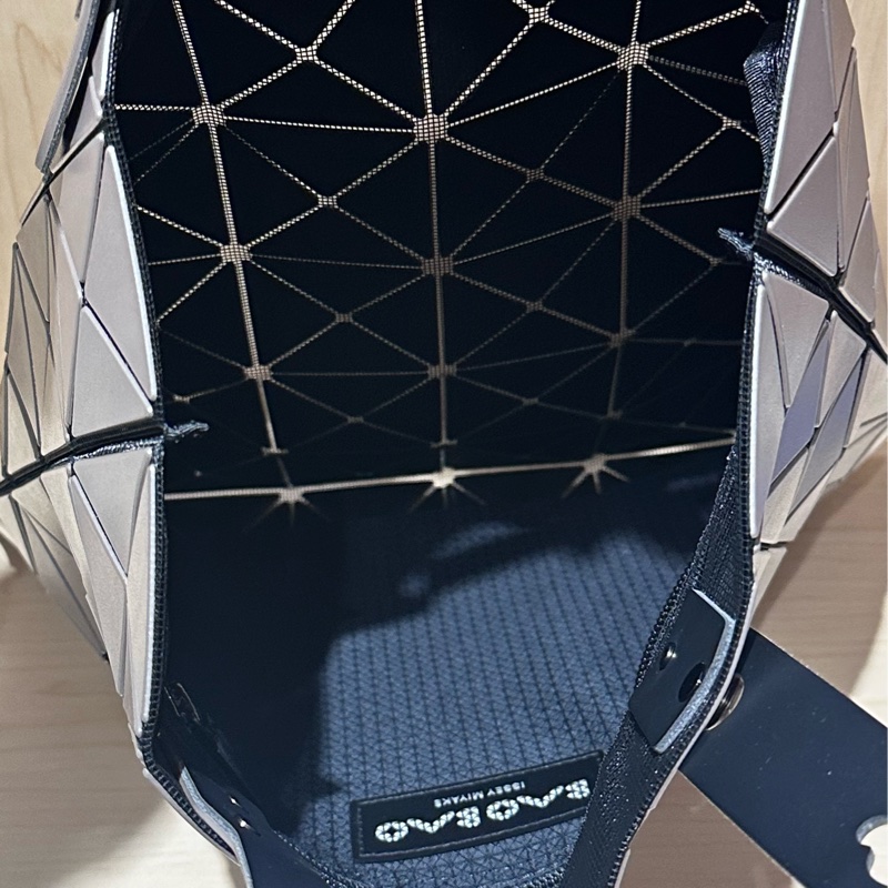 ISSEY MIYAKE 三宅一生 BAOBAO 6x6金屬啞光手提包 銀綜色-10