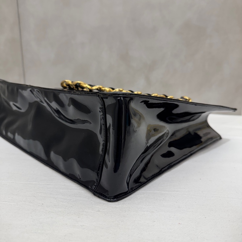 Chanel 香奈兒 透明鏈條托特包 二手 中古 vintage-9
