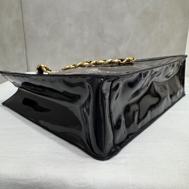 Chanel 香奈兒 透明鏈條托特包 二手 中古 vintage-10