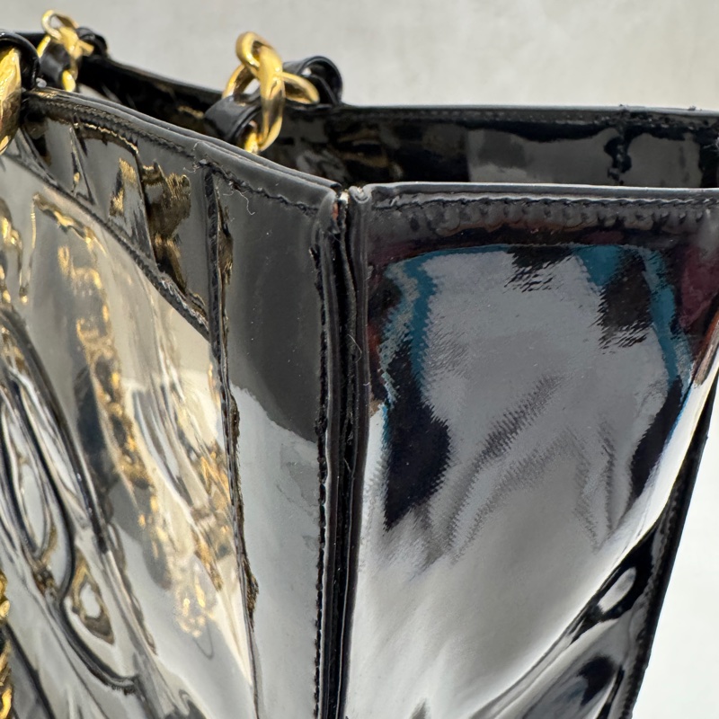 Chanel 香奈兒 透明鏈條托特包 二手 中古 vintage-17