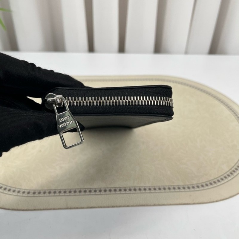 LV路易威登 長款棋盤格拉鏈錢包 內裡整潔 卡位多 容量大-14