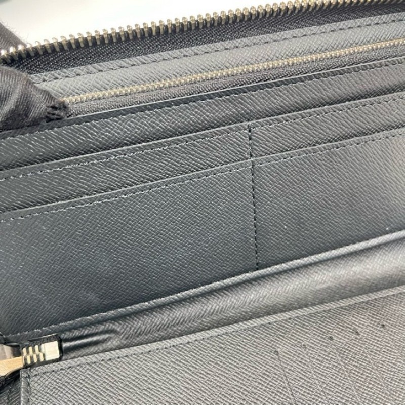 LV路易威登 長款棋盤格拉鏈錢包 內裡整潔 卡位多 容量大-18