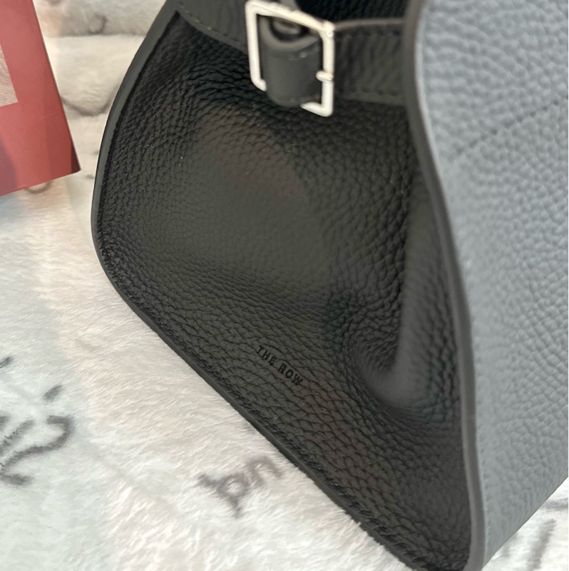 【全🆕】THE ROW Margaux 10 小牛皮 手提包黑色-4