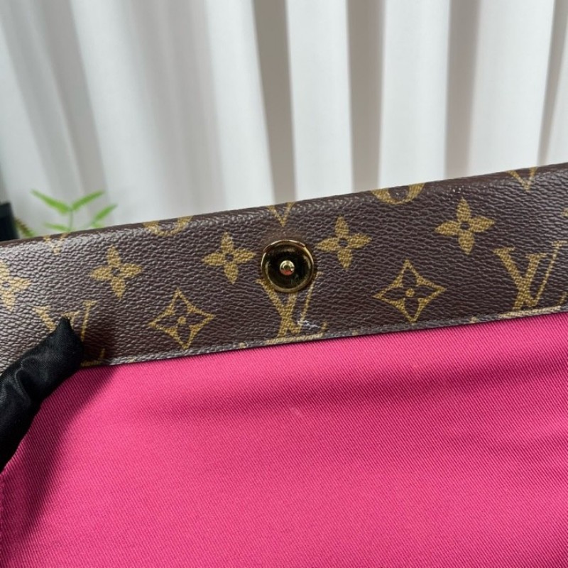 sh zym LV路易威登 Cluny克魯尼BB 老花手提包 經典老花圖案 配可拆卸寬肩帶 手提單肩都可以 容量實用 日常百搭-17