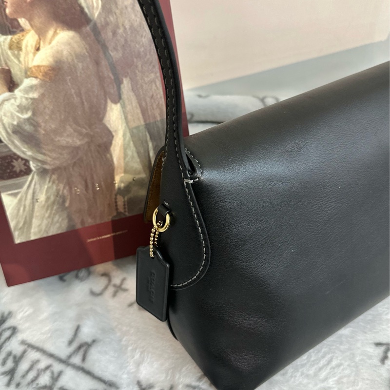 【全🆕】COACH Chelsea 30 單肩包 大號黑色-3