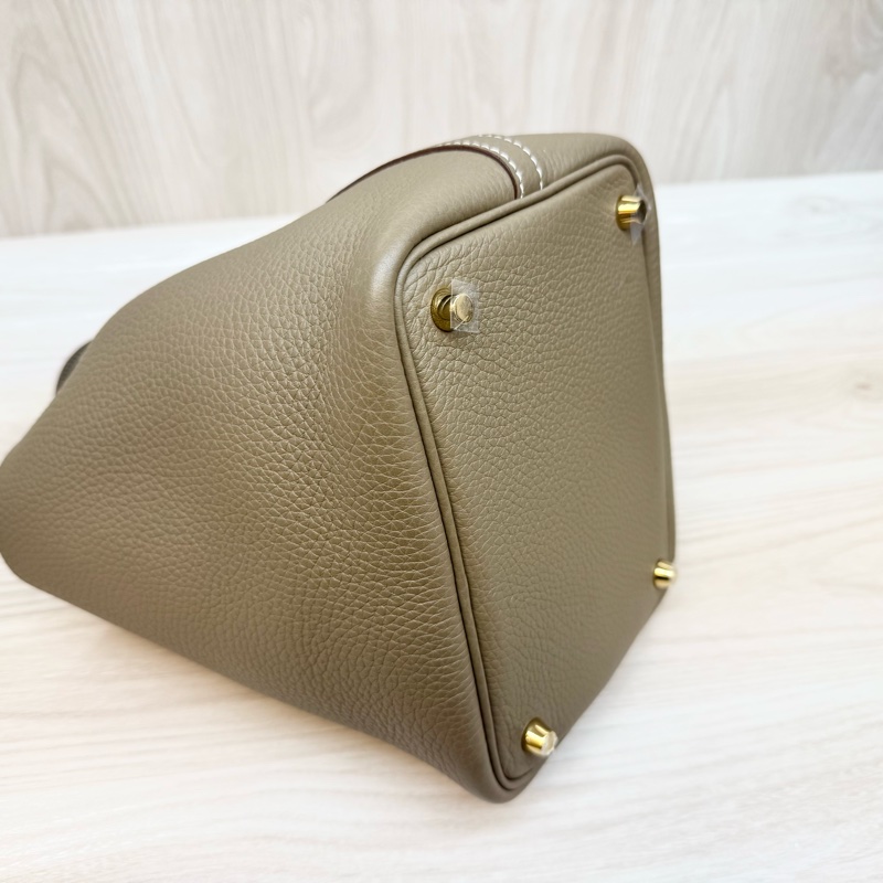 Hermes 🩶18大象灰TC皮Picotin18/W刻-11