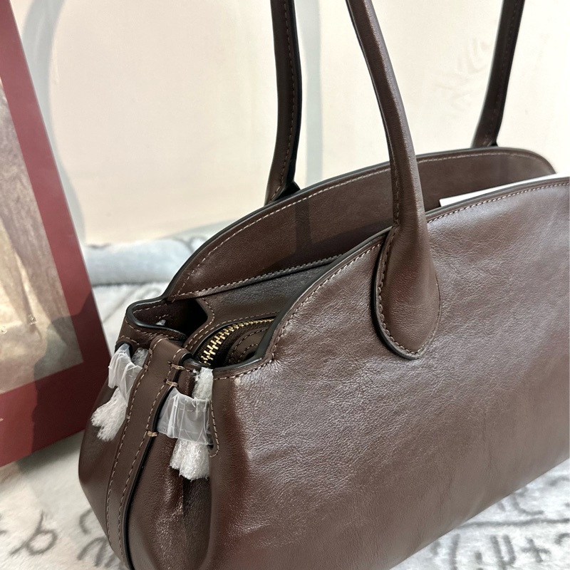 【全🆕】COACH Empire Carryall 34 手提單肩包 大號 楓木色-3