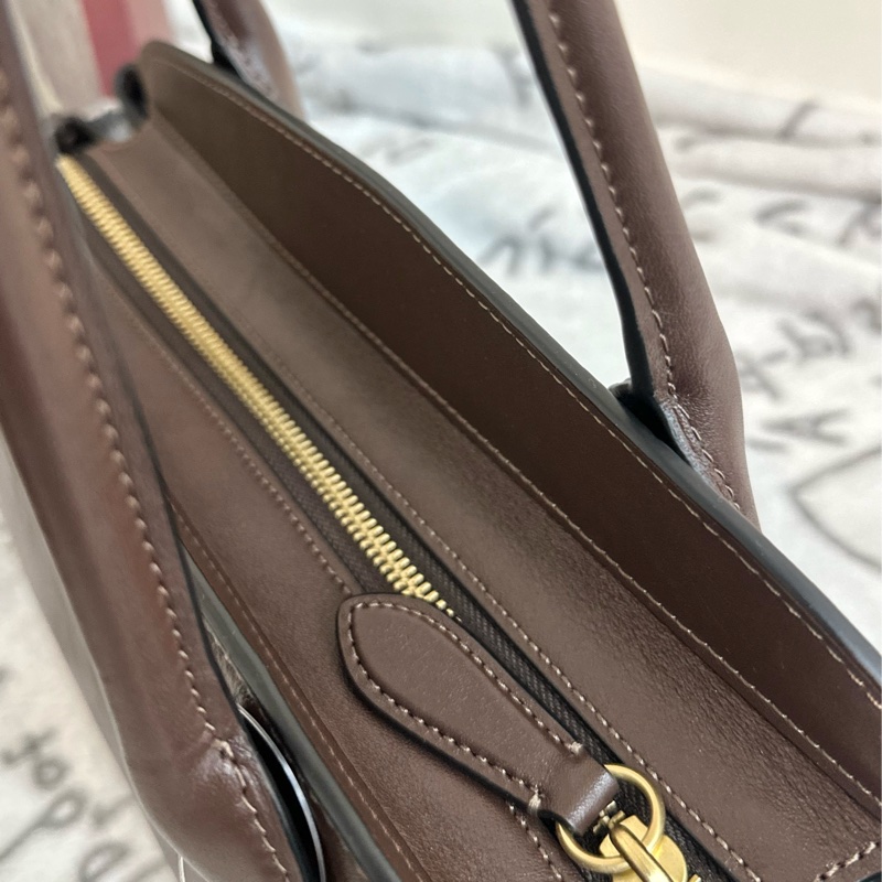 【全🆕】COACH Empire Carryall 34 手提單肩包 大號 楓木色-5