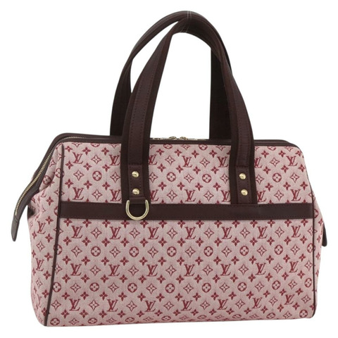 路易威登 Monogram Mini Josephine GM 手提包 紅色 M92213 LV Auth am11174A