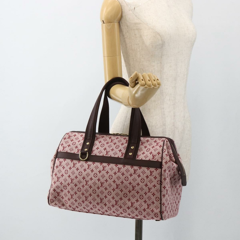 【日本直送】路易威登 Monogram Mini Josephine GM 手提包 紅色 M92213 LV Auth am11174A-23