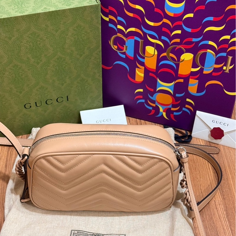 Gucci 24相機包 粉色-1