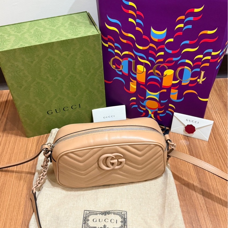 Gucci 24相機包 粉色-2