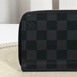 LV路易威登 長款棋盤格拉鍊錢包 內里整潔 男女同款-4