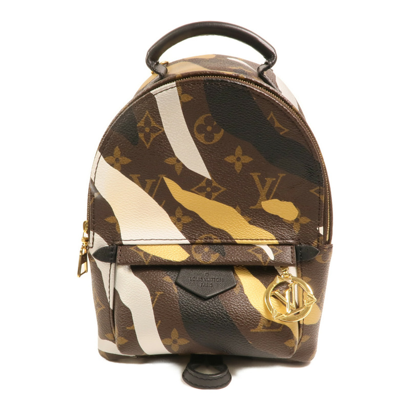 LOUIS VUITTON Monogram LVxLoL Palm Springs Backpack金扣背包-0